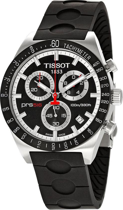 Đồng Hồ Nam Dây Cao Su Tissot T044.417.27.051.00 (42mm) - Đen