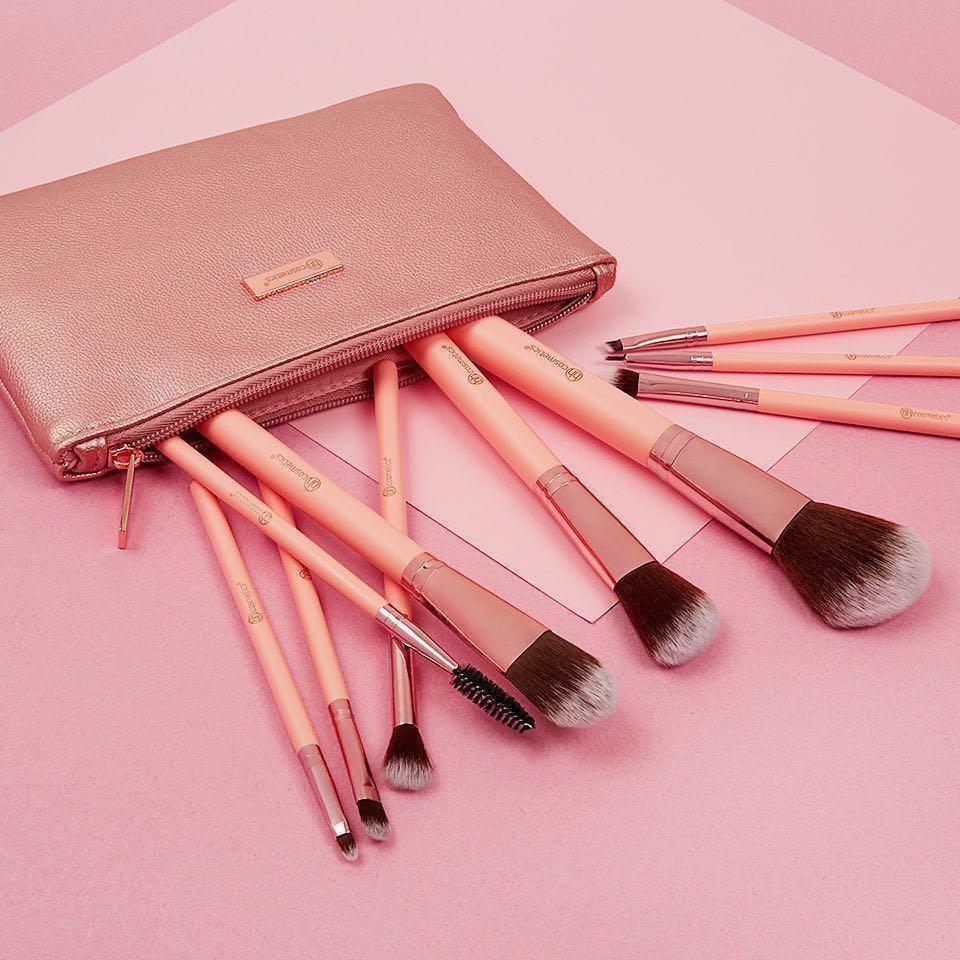 Bộ Cọ trang điểm BH Cosmetics Pretty In Pink 10 Cây