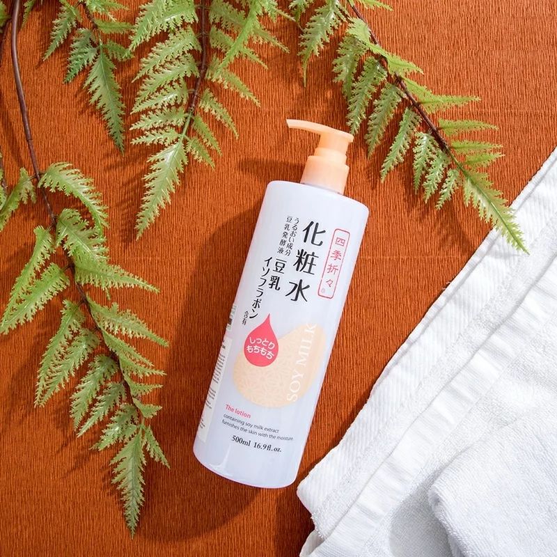 Lotion Cấp Ẩm Và Dưỡng Trắng Da Chiết Xuất Đậu Nành Shikioriori Soy Milk Lotion 500 mL