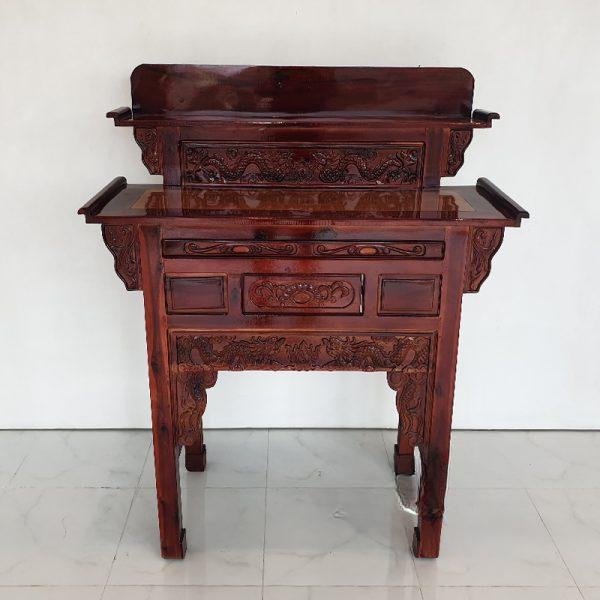 Bàn Thờ Phật, Bàn Thờ Gia Tiên, bàn cúng gỗ, bàn thờ gia đình gỗ tràm Trang Trí Nhà Decor Phòng Decor - Mẫu 2 tầng