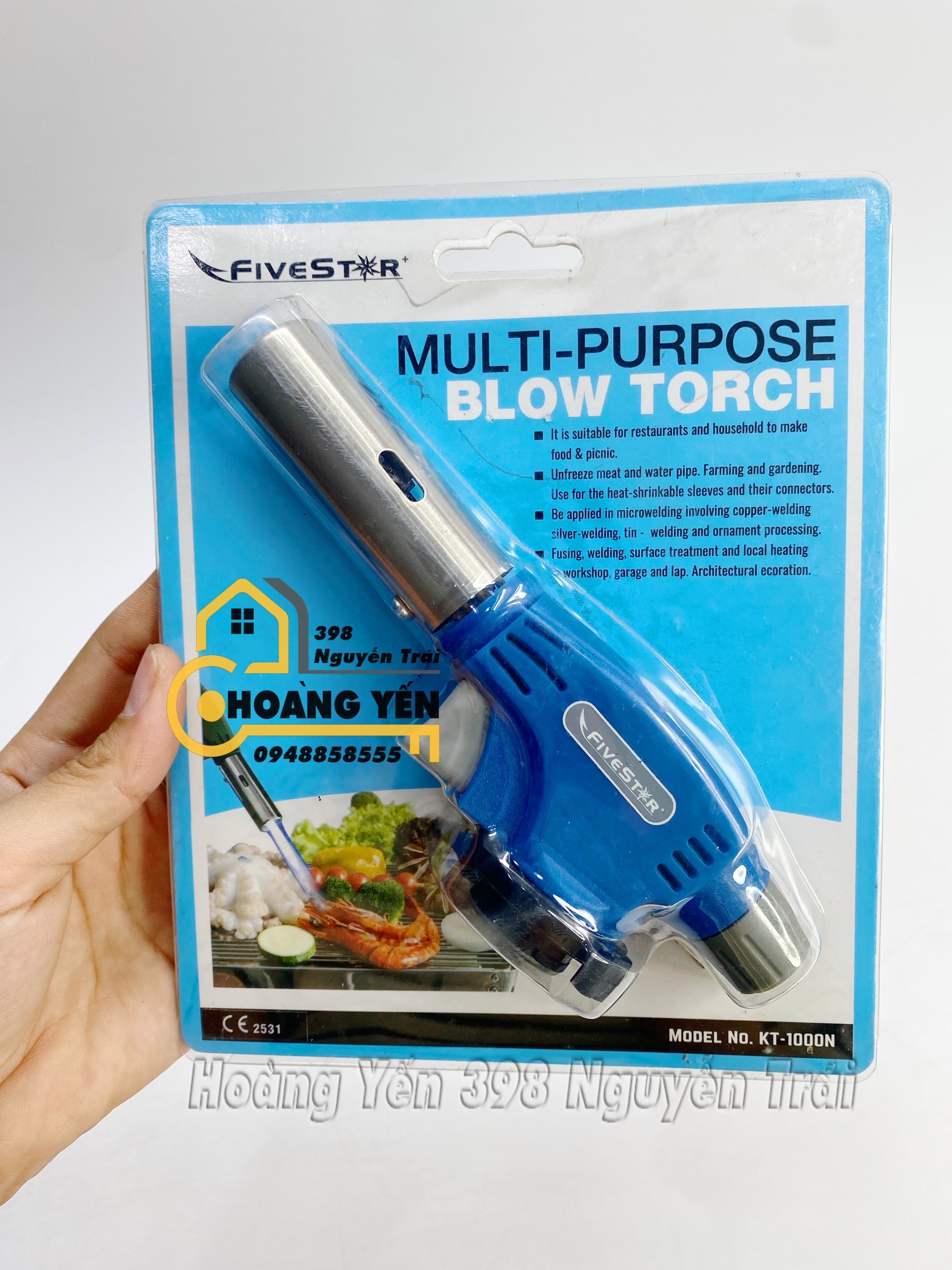 Đầu khò ga cao cấp Hàn Quốc Multi-Purpose Blow Torch thương hiệu Fivestar