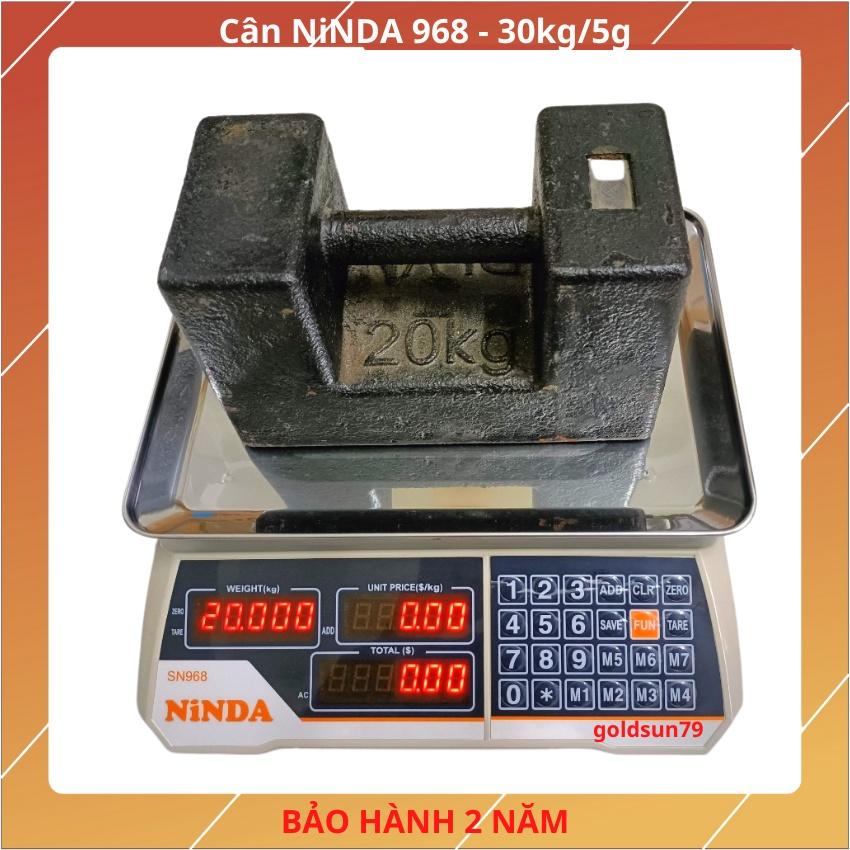 cân điện tử nhà bếp NiNDA 968 ( 30kg/5g ) dùng để tính tiền hàng