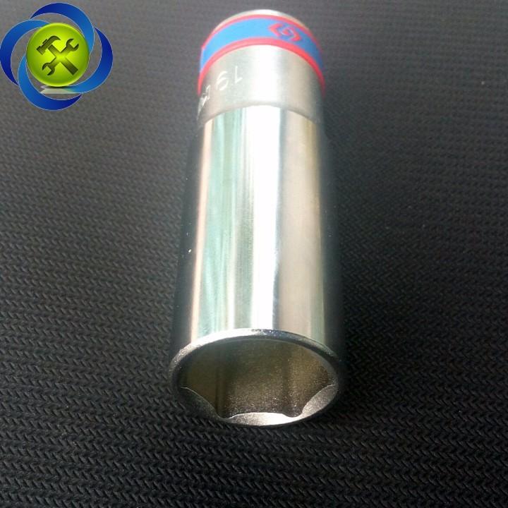 Tuýp 19mm 1/2 Kingtony 423519M loại dài 6 cạnh màu trắng