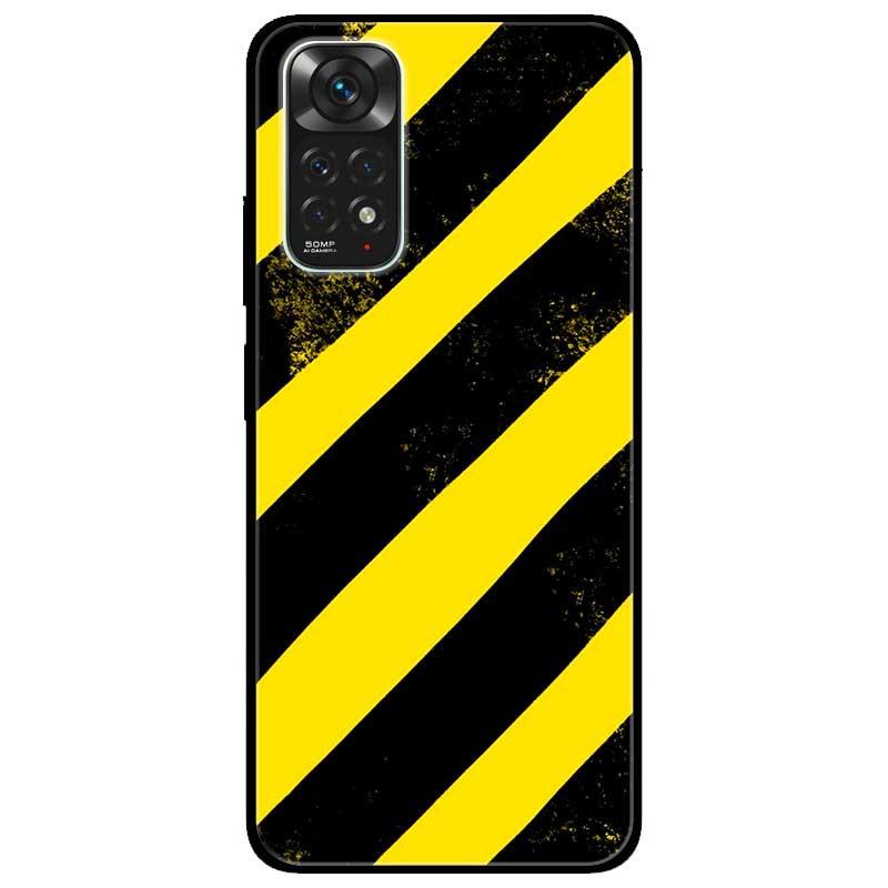 Ốp lưng dành cho Xiaomi Redmi Note 11 4G - Sọc Vàng Đen