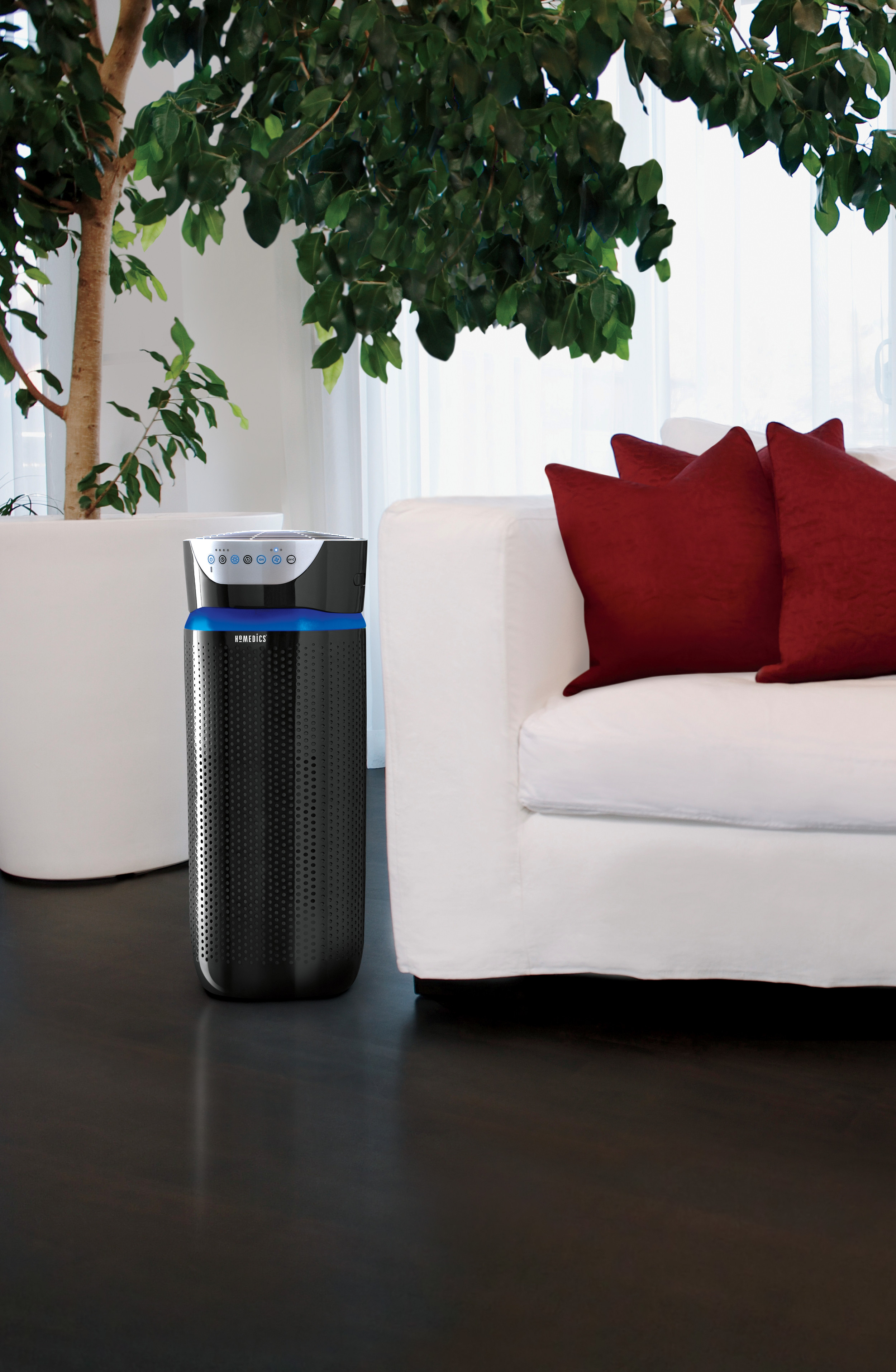 Máy lọc không khí USA 5 in 1 phòng lớn (HoMedics 5 in 1 TotalClean Air Purifier AP-T40 Large) nhập khẩu USA