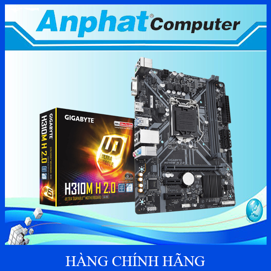 Bo Mạch Chủ Main GigaByte H310M-H hổ trợ CPU thế hệ 8 và 9 - Hàng Chính Hãng