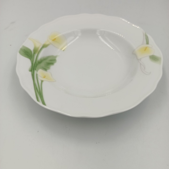 Đĩa Sứ Hoa Vàng Hàng Nhập Khẩu Cao Cấp