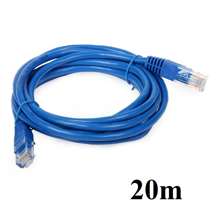 Dây Cáp Mạng Cat6 UTP Bấm Sẵn 2 đầu dài 10m - 50m - Hàng nhập khẩu