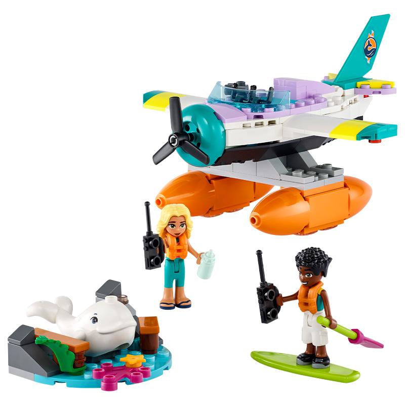 Đồ Chơi Lắp Ráp Máy Bay Giải Cứu Sinh Vật Biển Lego Friends 41752