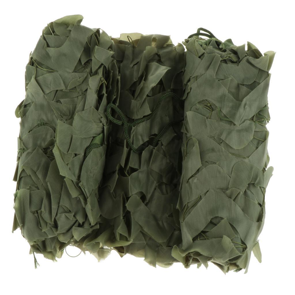 Premium Woodland Camouflage Netting Leaves Shooting Watch Blind Net Tarp Cover