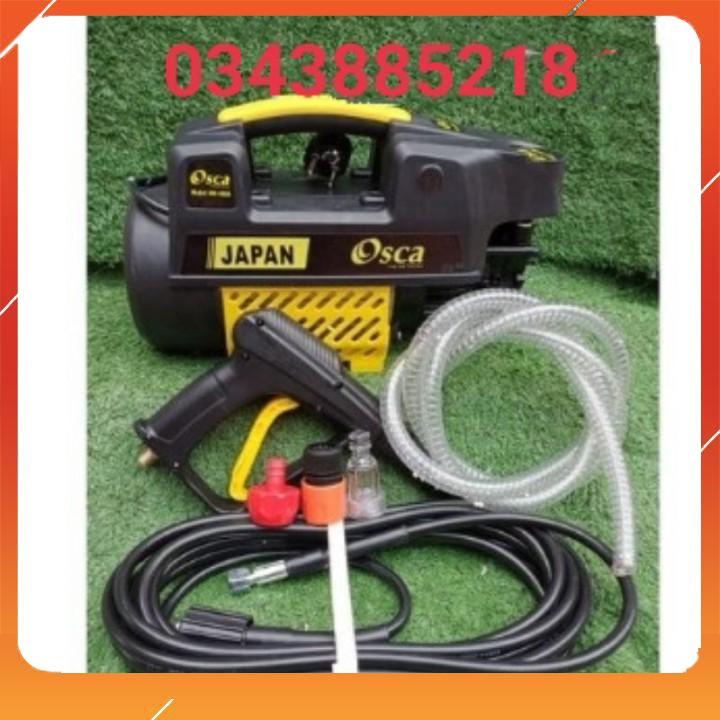 Máy rửa xe osca 2500W tặng bình tạo bọt,xịt rửa đa năng