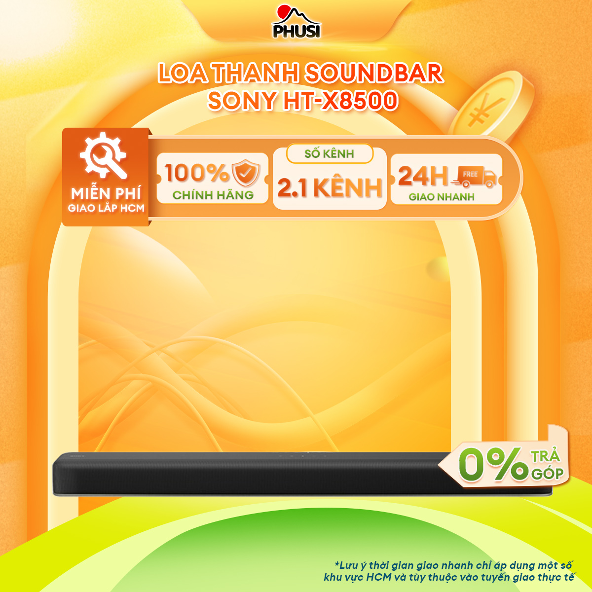 Loa thanh soundbar Sony HT-X8500 - Hàng chính hãng