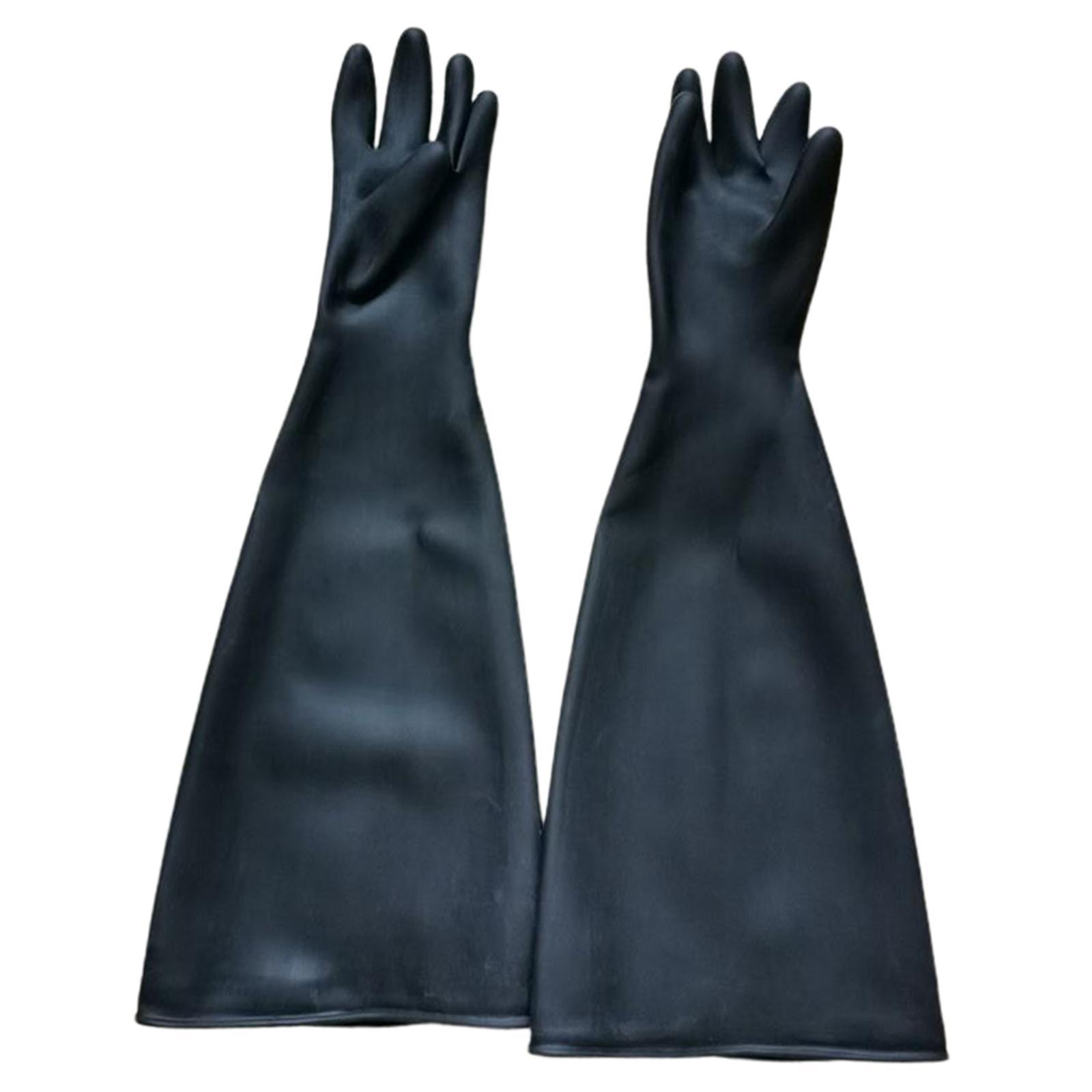 Latex Chemical Gloves Resistant Industrial  Work Protective Long Gloves