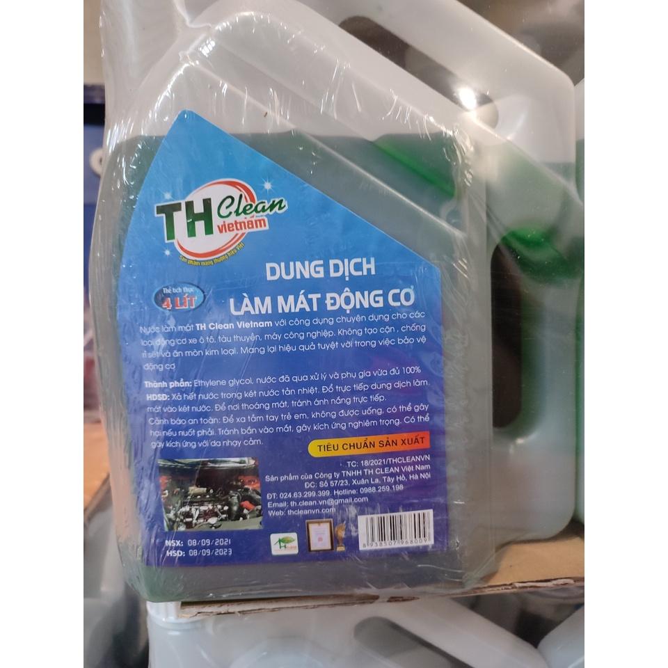 Nước làm mát động cơ xe máy, ô tô TH CLEAN VIỆT NAMThùng 6 Can 4 lít