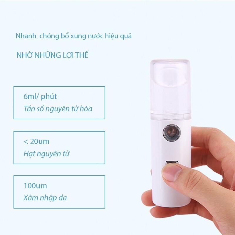 Máy phun sương mini - Máy phun sương tạo ẩm cầm tay tiện lợi với công nghệ hiện đại