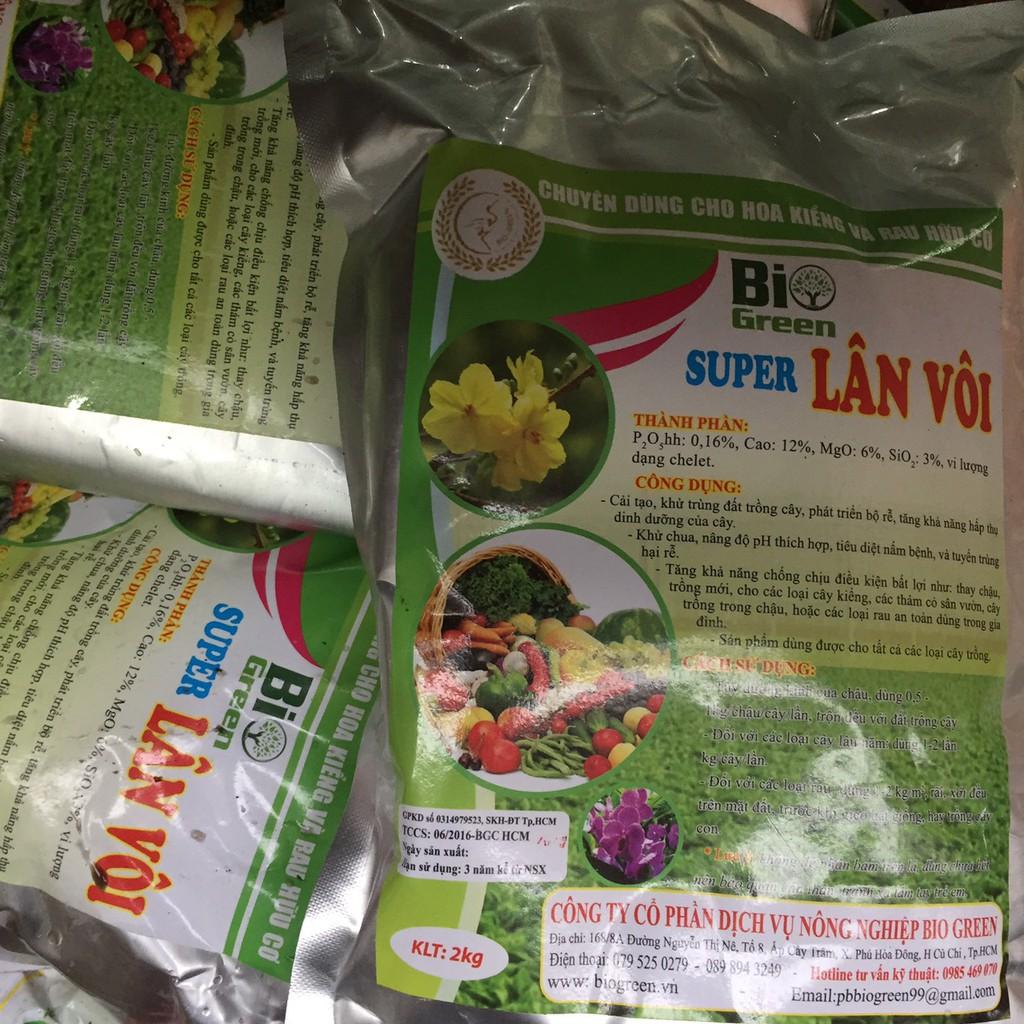 Lân Vôi Bio Green cải tạo và khử trùng đất