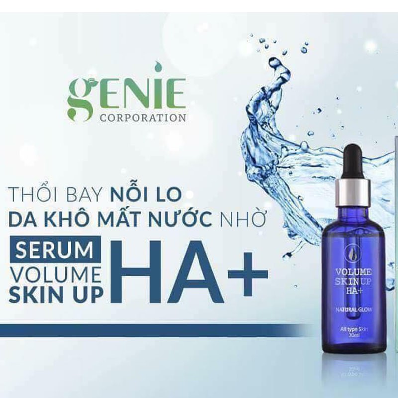 Tinh Chất Cấp Nước Serum Volume Skin Up HA+ Genie 30ml