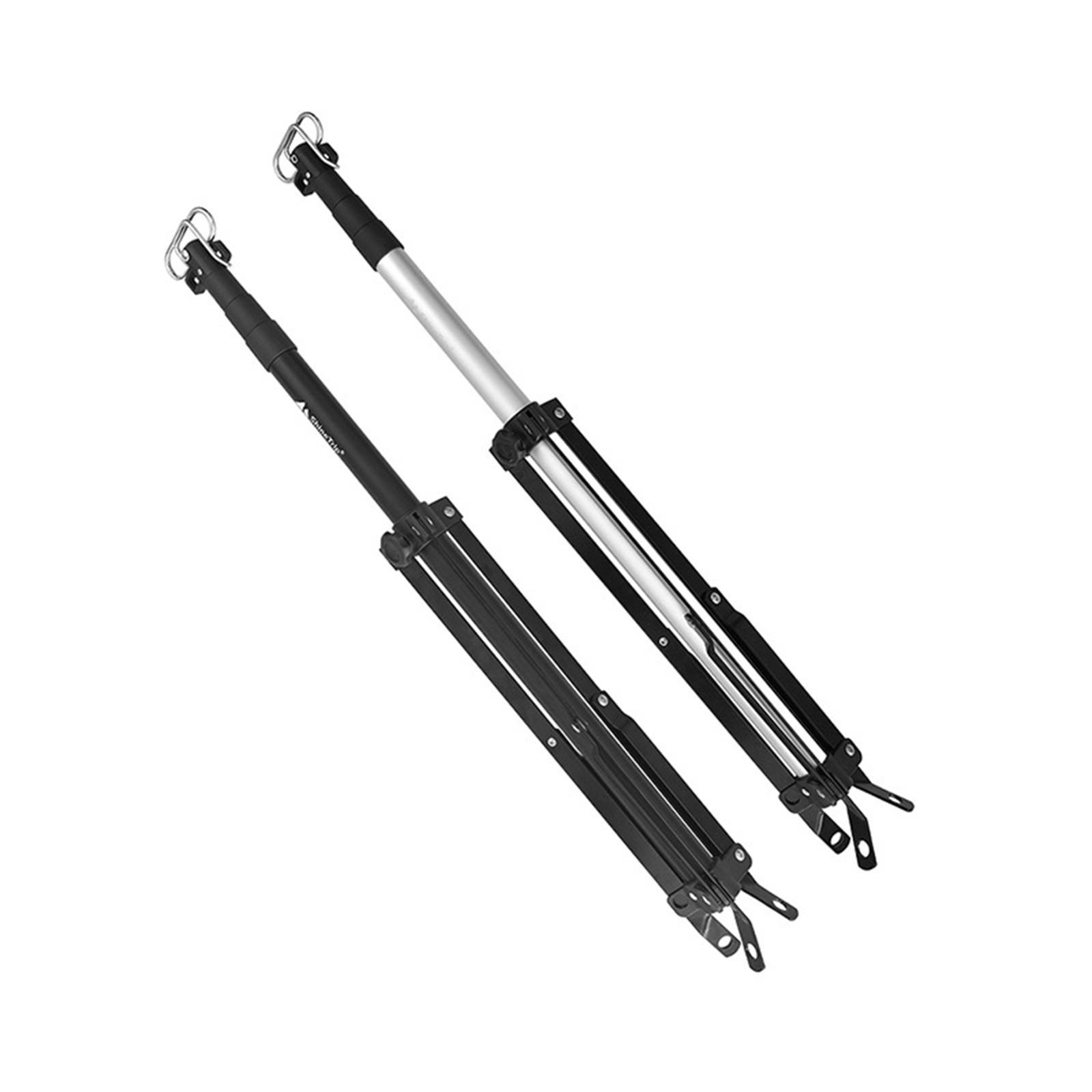 Aluminum Alloy Camping Pole Hanger Picnic Black