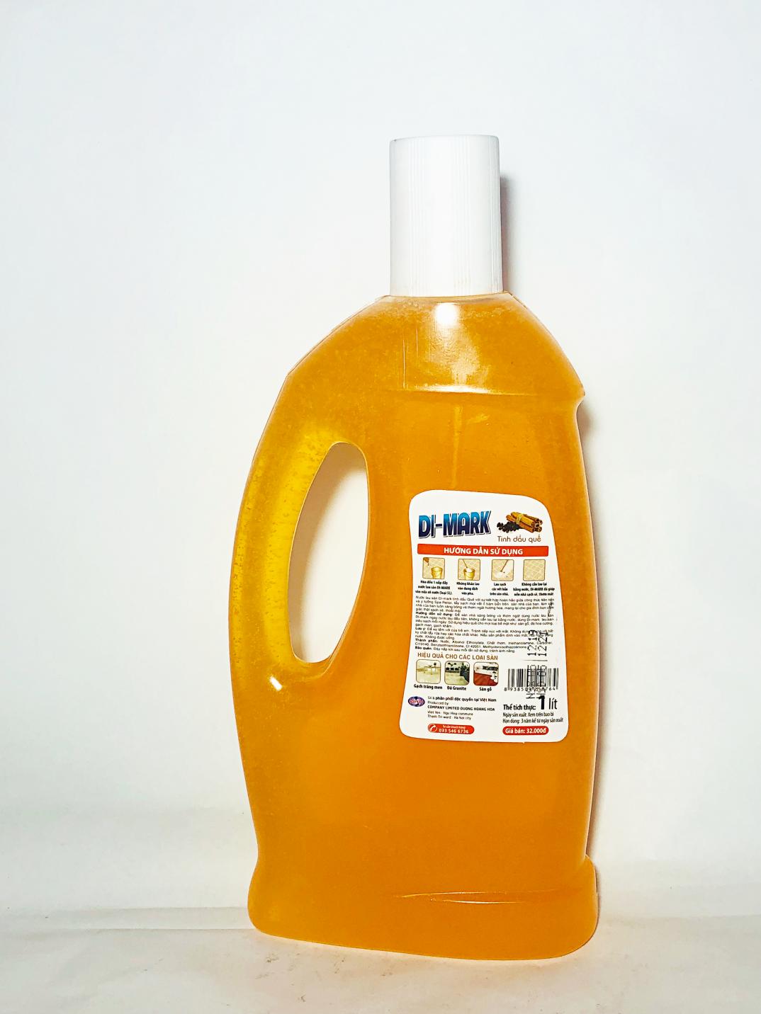 COMBO Sản Phẩm Nước Rữa Chén 800ml - Lau Sàn 1 lít DI-MARK Hương Quế,Công Nghệ Thái Lan Cao Cấp