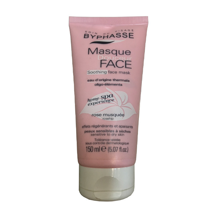 Tẩy tế bào da mặt Byphasse Rosehip Masque 150ml dùng cho mọi loại da