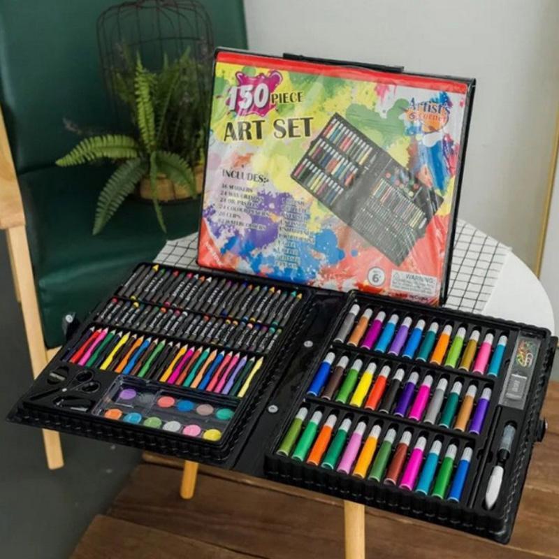 Bộ bút chì màu 150 chi tiết cho bé tập vẽ, tập tô sáng tạo cho bé