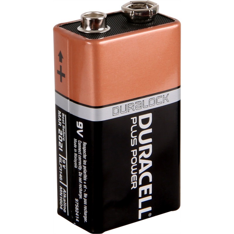 Pin 9V, Pin vuông Duracell Alkaline ( vỉ 1 viên) - Tuấn Yến