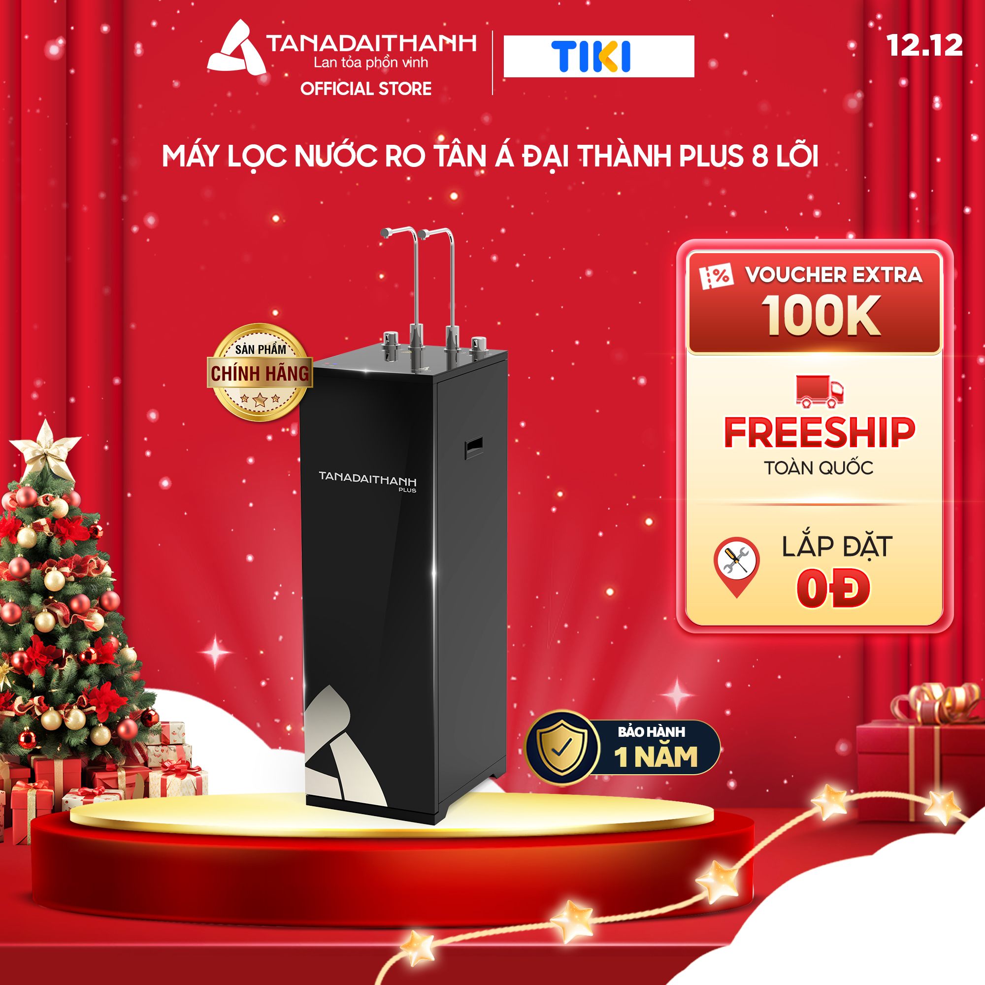 Máy lọc nước RO Tân Á Đại Thành Plus – 8 Lõi, Hàng Chính Hãng, Bảo Hành 12 Tháng