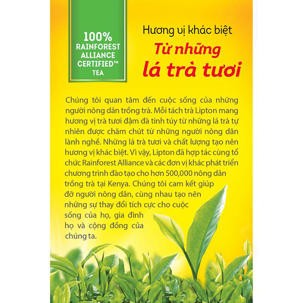 Trà Lipton Nhãn Vàng