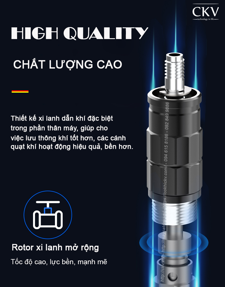 Bút vát mép cầm tay mini hiện đại model mới CKV-AX207S