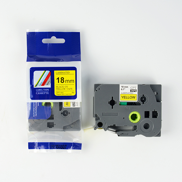 Tape nhãn in tương thích CPT-641 dùng cho máy in nhãn Brother P-Touch