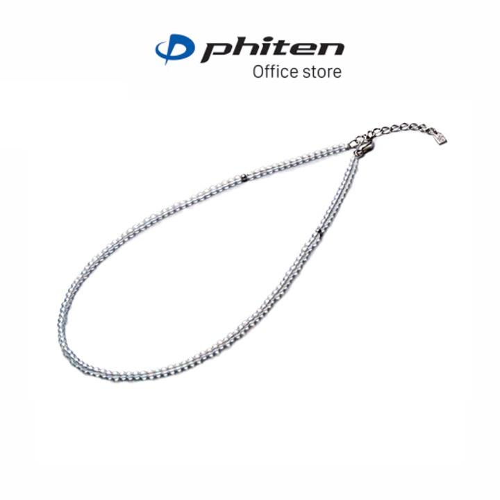 Vòng cổ Phiten pha lê (3mm) AQ812051/AQ812053