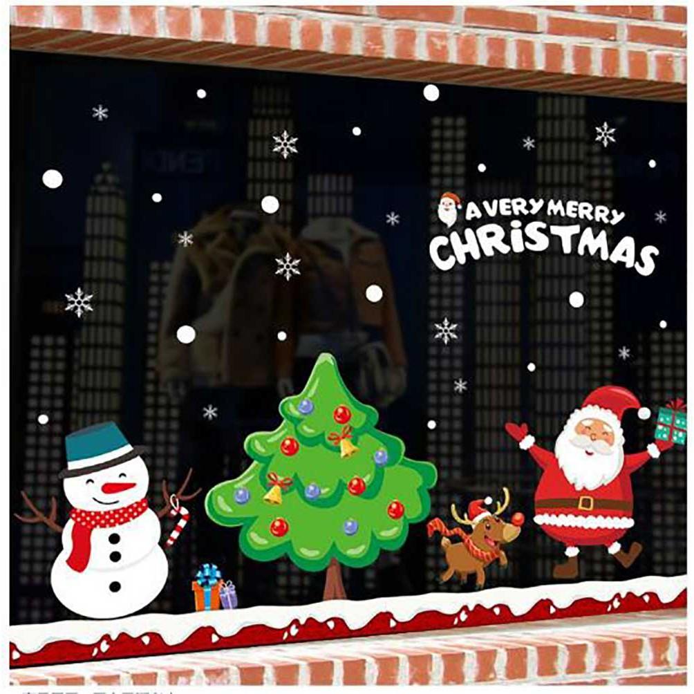 DECAL TRANG TRÍ NOEL 2 MẶT 2021 SỐ 7