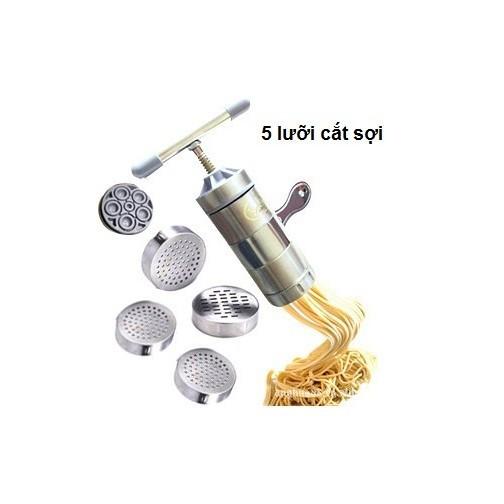 Máy làm bún inox 5 lưỡi cắt