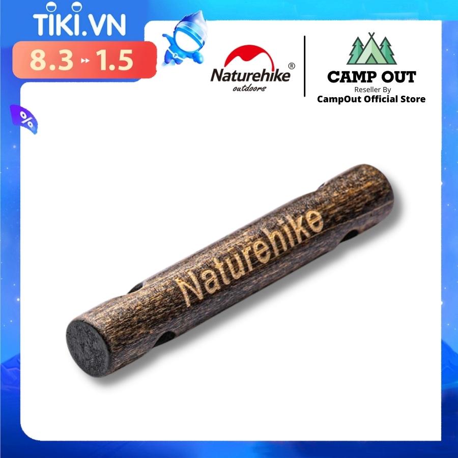 Đồ cắm trại bộ 2 móc tăng khoá gỗ Naturehike campoutvn căng lều du lịch dã ngoại A239