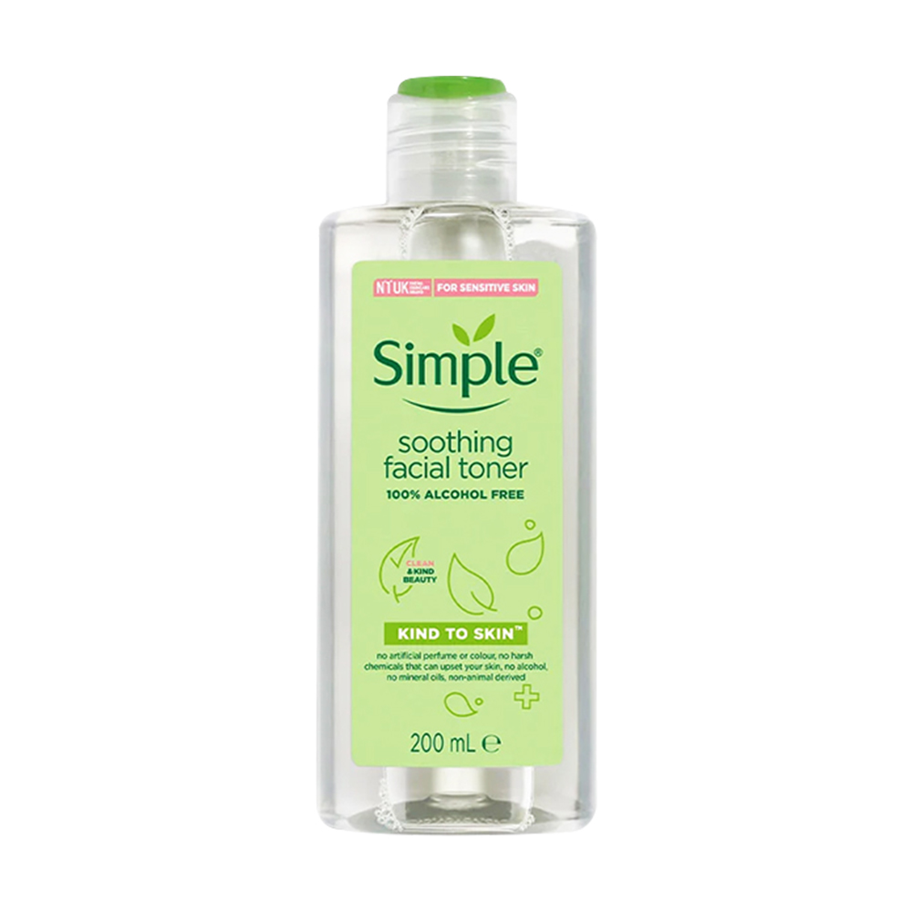 Nước Hoa Hồng làm dịu da mặt Simple Facial Toner 200ml