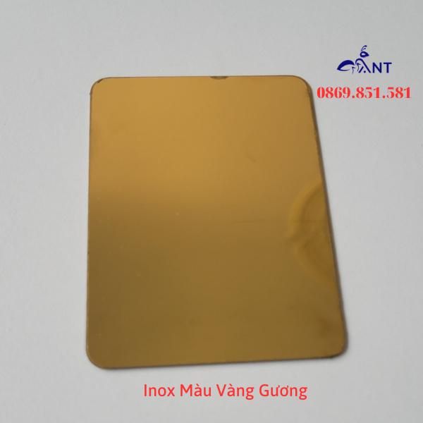 Nẹp Inox V25 Vàng, Nẹp Inox V25 Vàng xuớc, Nẹp inox V25 vàng gương, nẹp inox v25 dập cạnh, dày 0.6, thanh dài 3m