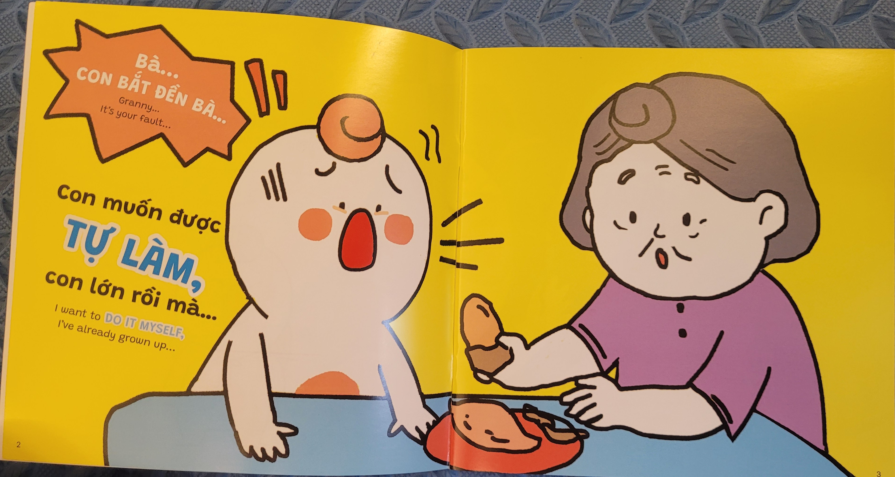 Sách Ehon Song ngữ Anh - Việt: Kĩ Năng Sống - Miu Bé Nhỏ - Phần 3 - Lẻ Tùy Chọn (1-6 tuổi)