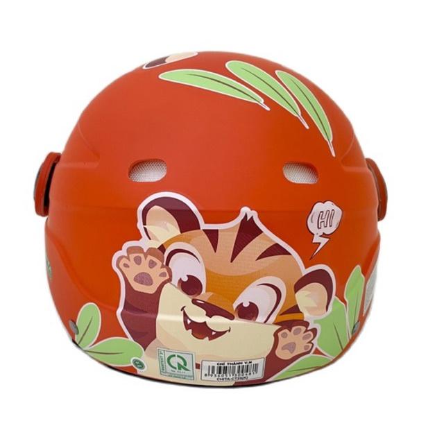 Mũ Bảo Hiểm Trẻ Em CHITA HELMETS CT25(K) Tem Little Tiger Dễ Thương Cho Bé