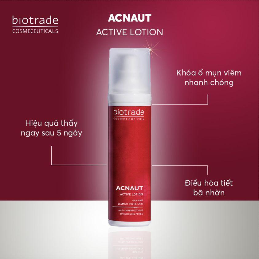 HÀNG NHẬP KHẨU - Lotion chấm mụn Biotrade Acnaut Active Lotion Dung dịch ngừa giảm mụn hoạt tính -Dược Mỹ Phẩm Nhập Khẩu