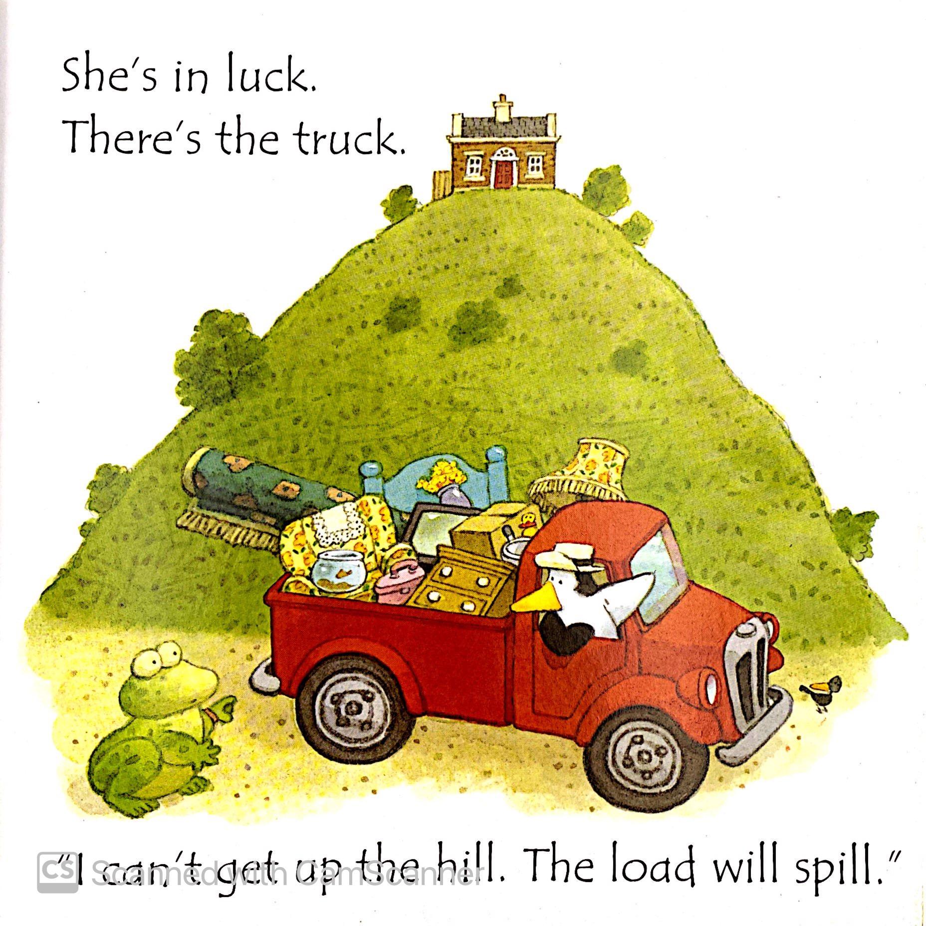 Usborne Toad makes a road