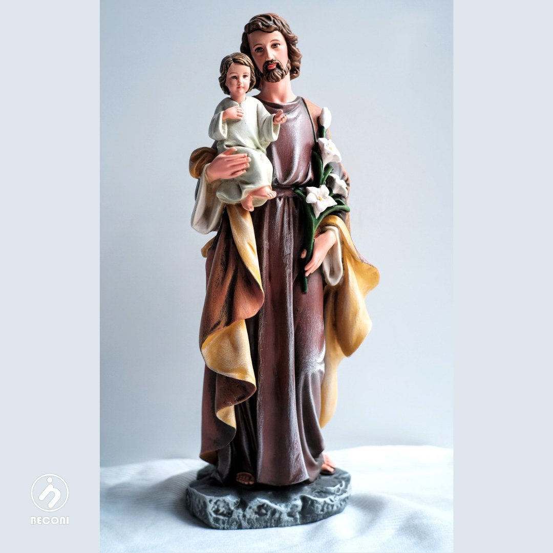 Tượng Thánh Giuse Bế Chúa cao 60 cm