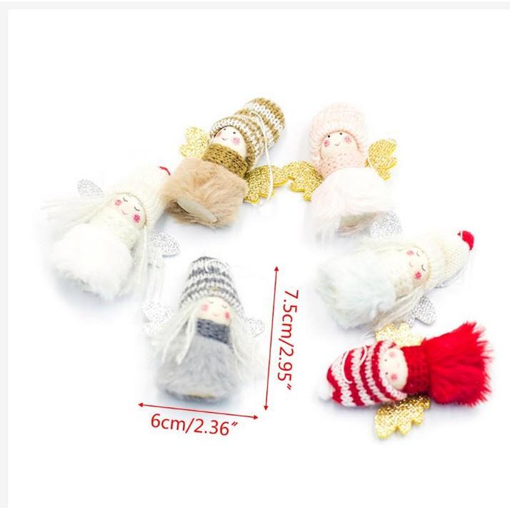 Thiên sứ Treo Trang Trí Cây Thông Giáng Sinh cực kì dễ thương kích thước 7,5cm x 6cm