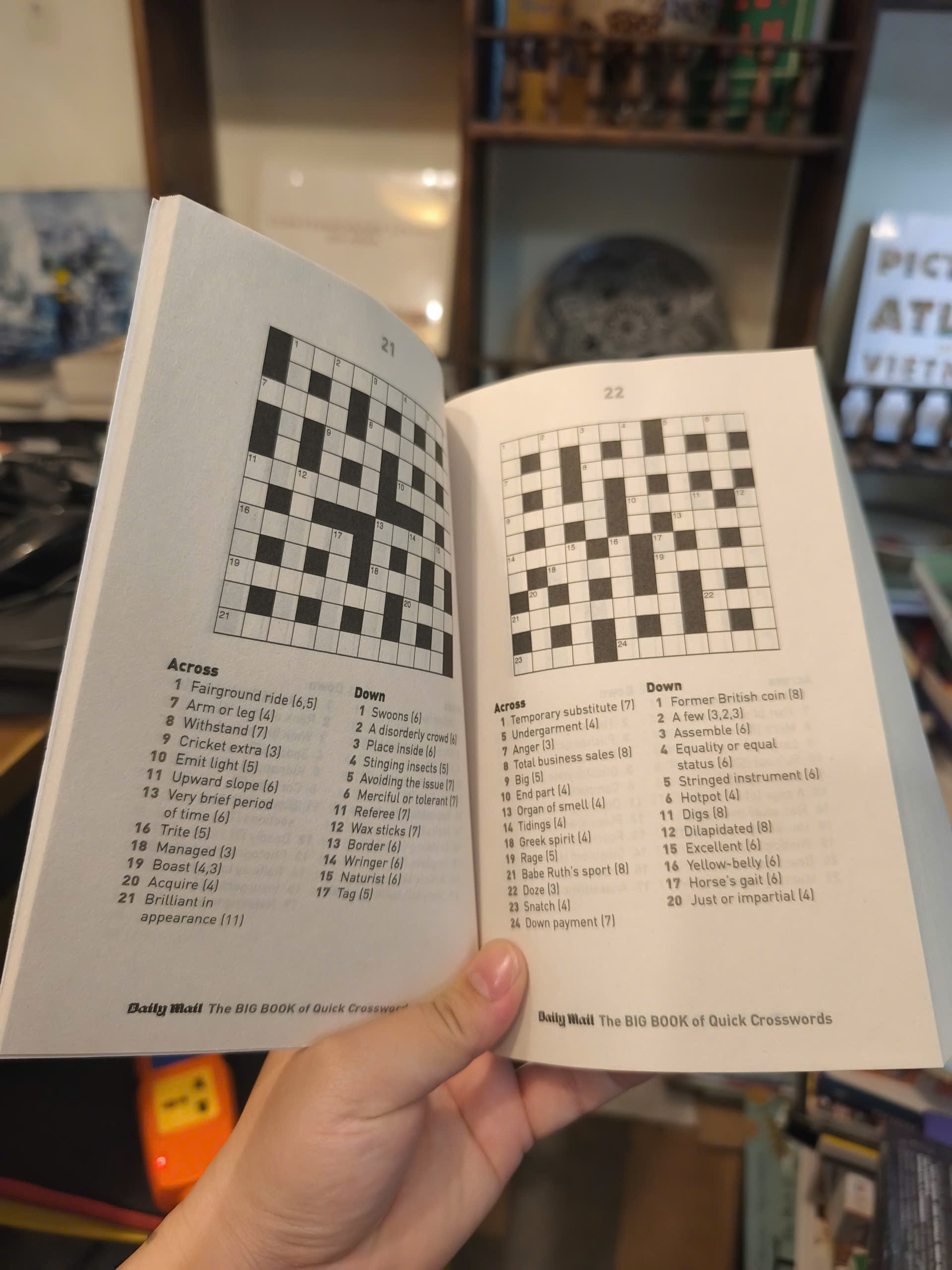 Sách - Big Book of Quick Crosswords 5 | Games / Ngoại văn Nhập khẩu UK / Trò chơi ô chữ giải trí
