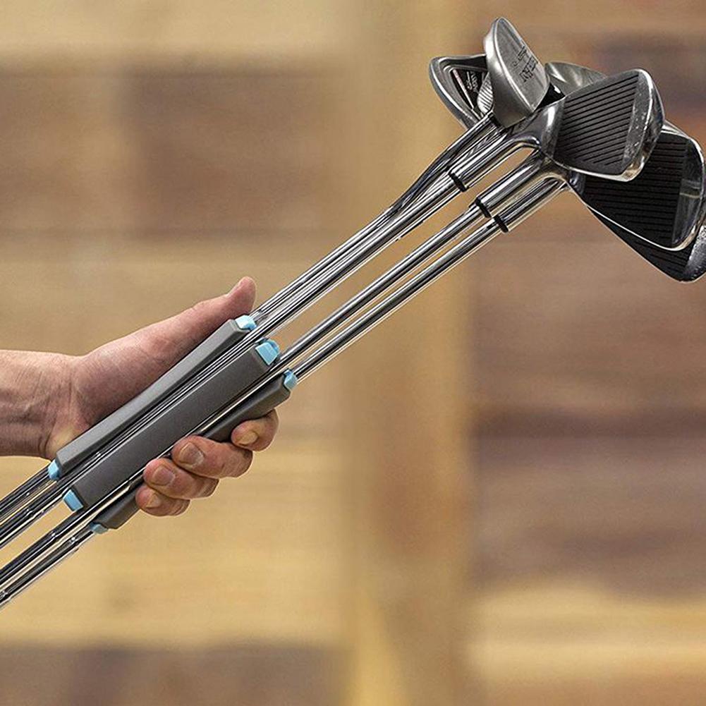 Câu lạc bộ golf tổ chức câu lạc bộ golf di động cố định clip clip đứng câu lạc bộ golf giá đỡ giá đỡ các phụ kiện thể thao ngoài trời Color: Grey