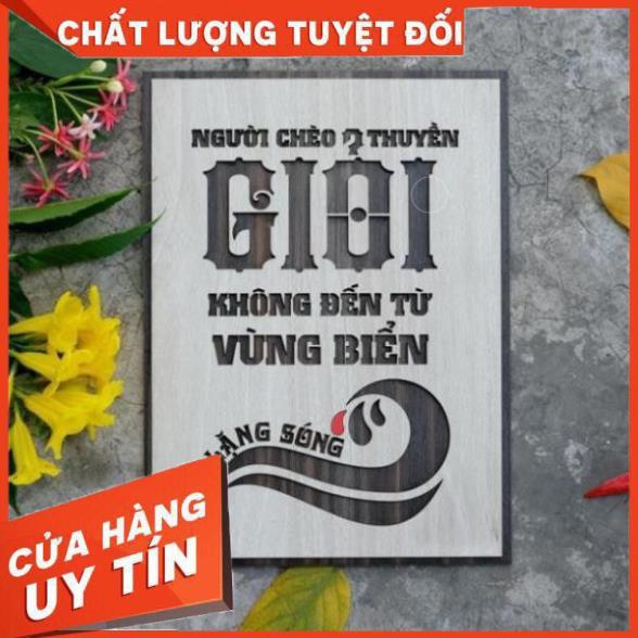 Tranh Slogan treo tường bằng Gỗ nội dung truyền cảm hứng