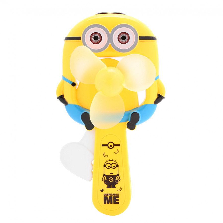 Quạt Cơ Cầm Tay Mini Hình Minion