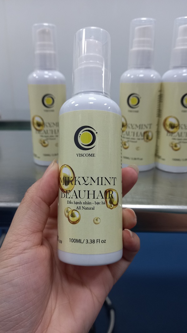 Dầu dưỡng tóc hạnh nhân bạc hà Mikkymint Beauhair chai 100ml chất lượng