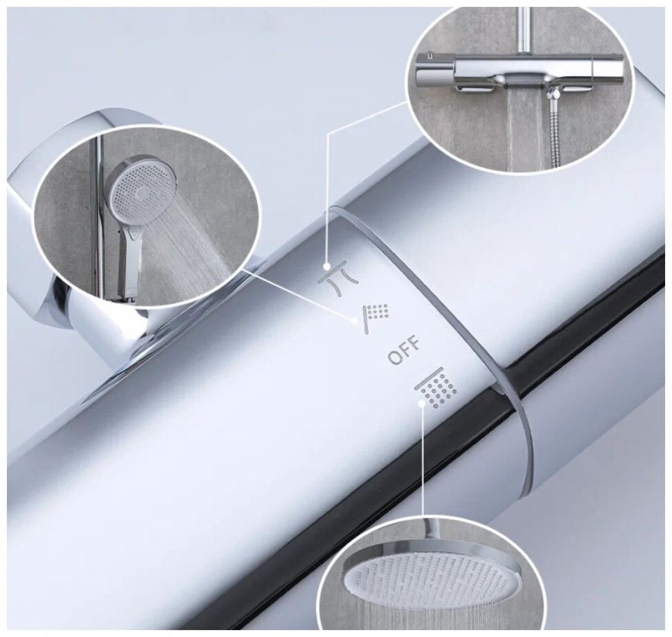 SEN TẮM CÂY NGA CAO CẤP KHÓA NHIỆT ĐỘ GAPPO G2495-71