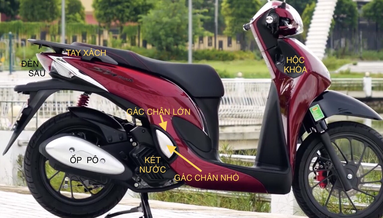 COMBO ỐP PHỤ KIỆN TRANG TRÍ SHMODE 2020 2021 2022 2023 CROM