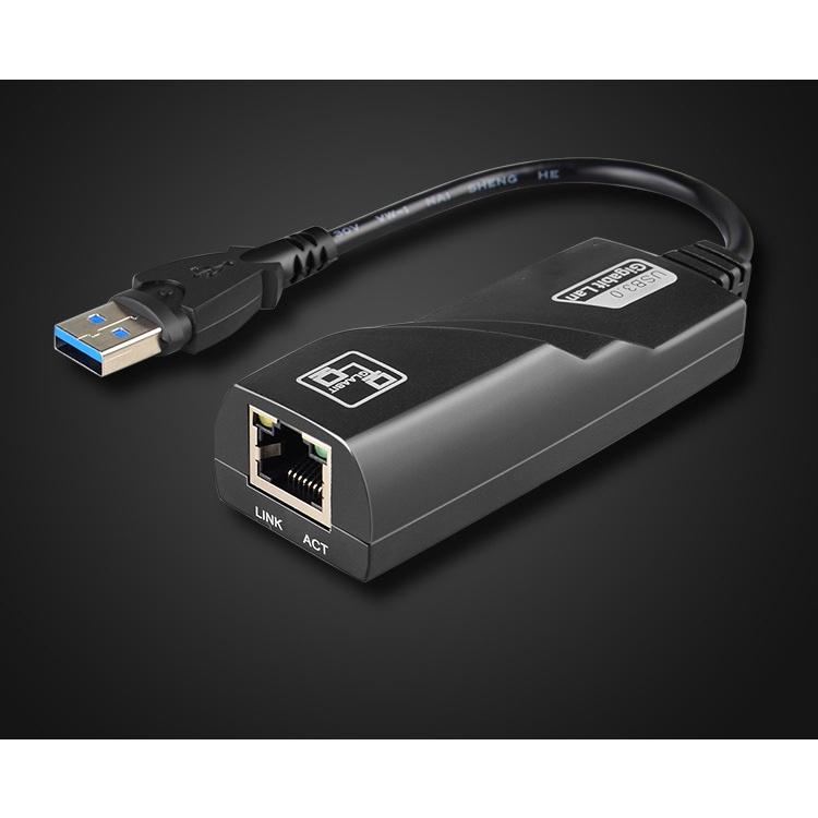 Cáp USB 3.0 ra Ethernet RJ45 Gigabit 1000Mbps hỗ trợ mac, window - Hồ Phạm